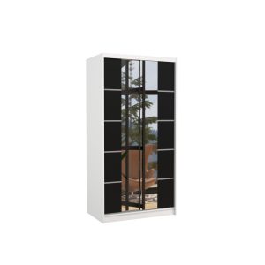Szafa przesuwna z lustrem KSAWER 100 White 1018283