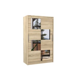 Szafa przesuwna z lustrem LUGANO 120 Sonoma 1018822 Szafa przesuwna z lustrem LUGANO 120 Sonoma 1018822