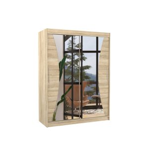 Szafa przesuwna z lustrem MAX 150 Sonoma 1005860 Szafa przesuwna z lustrem MAX 150 Sonoma 1005860