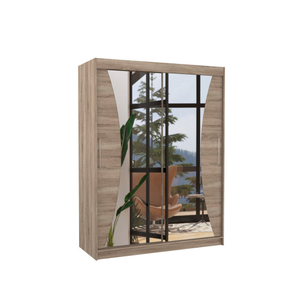 Szafa przesuwna z lustrem MAX 150 Truffle 1005888