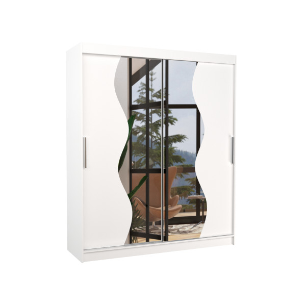 Szafa przesuwna z lustrem MEDISON 180 White 1017785