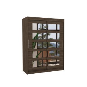 Szafa przesuwna z lustrem MURANI 150 Choco 1005869 Szafa przesuwna z lustrem MURANI 150 Choco 1005869