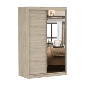 Szafa przesuwna z lustrem NEOMI 05 120 cm Dąb sonoma/Dąb sonoma 732114 Szafa przesuwna z lustrem NEOMI 05 120 cm Dąb sonoma/Dąb sonoma 732114