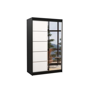 Szafa przesuwna z lustrem NICEA 120 Black 1005976