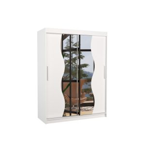 Szafa przesuwna z lustrem RENZO 150 White 1012193 Szafa przesuwna z lustrem RENZO 150 White 1012193