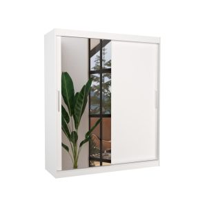 Szafa przesuwna z lustrem TOM 180 White 1018586 Szafa przesuwna z lustrem TOM 180 White 1018586