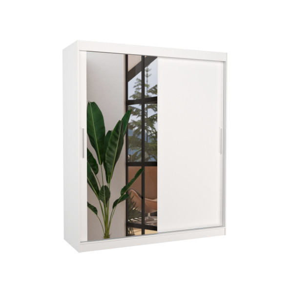 Szafa przesuwna z lustrem TOM 180 White 1018586