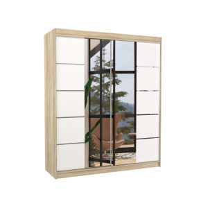 Szafa przesuwna z lustrem TRAVES 180 Sonoma 1017795 Szafa przesuwna z lustrem TRAVES 180 Sonoma 1017795