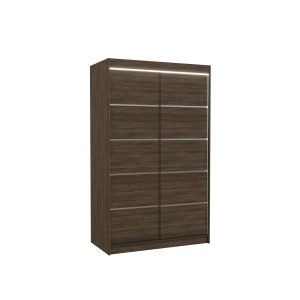 Szafa przesuwna z oświetleniem LED BENISSO 120 Choco 1018203 Szafa przesuwna z oświetleniem LED BENISSO 120 Choco 1018203
