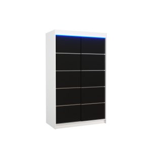 Szafa przesuwna z oświetleniem LED BENISSO 120 White 1018235 Szafa przesuwna z oświetleniem LED BENISSO 120 White 1018235