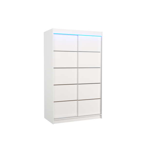 Szafa przesuwna z oświetleniem LED BENISSO 120 White 1018195
