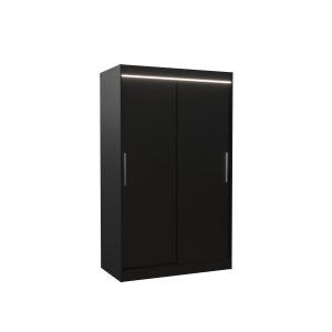 Szafa przesuwna z oświetleniem LED COLLIN 120 Black 1046755 Szafa przesuwna z oświetleniem LED COLLIN 120 Black 1046755