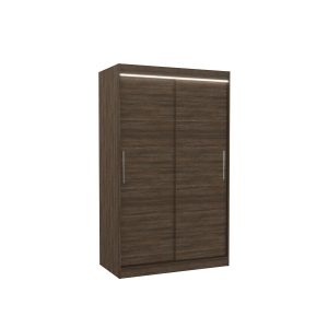 Szafa przesuwna z oświetleniem LED COLLIN 120 Choco 1018641 Szafa przesuwna z oświetleniem LED COLLIN 120 Choco 1018641