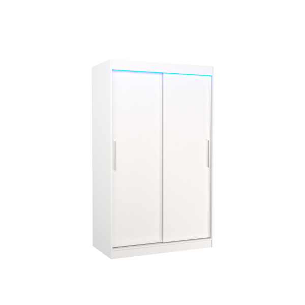 Szafa przesuwna z oświetleniem LED COLLIN 120 White 1018676