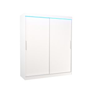 Szafa przesuwna z oświetleniem LED LINCOLN 180 White 1005914 Szafa przesuwna z oświetleniem LED LINCOLN 180 White 1005914