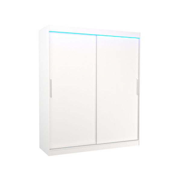 Szafa przesuwna z oświetleniem LED LINCOLN 180 White 1005914