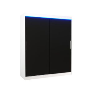 Szafa przesuwna z oświetleniem LED LINCOLN 180 White 1005803 Szafa przesuwna z oświetleniem LED LINCOLN 180 White 1005803