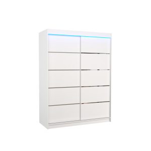 Szafa przesuwna z oświetleniem LED LUFT 150 White 1018082 Szafa przesuwna z oświetleniem LED LUFT 150 White 1018082