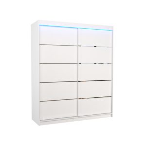 Szafa przesuwna z oświetleniem LED SPECTRA 180 White 1006062 Szafa przesuwna z oświetleniem LED SPECTRA 180 White 1006062