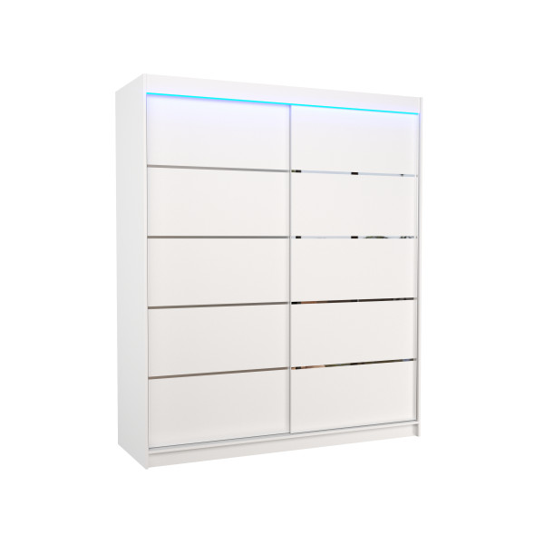 Szafa przesuwna z oświetleniem LED SPECTRA 180 White 1006062