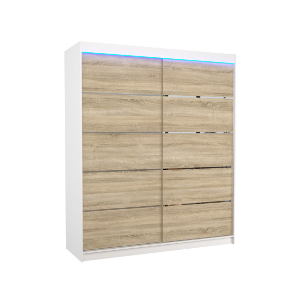 Szafa przesuwna z oświetleniem LED SPECTRA 180 White 1037714