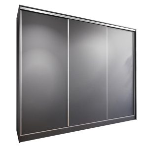 Szafa przesuwna z szufladami BRISTO D 270 czarna 235024