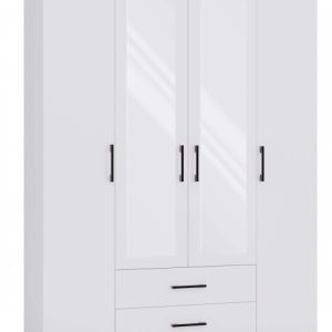 Szafa Romana 160 lustro 2 szuflady 160 cm biel 121392