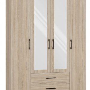Szafa Romana 160 lustro 2 szuflady 160cm dąb sonoma 78569