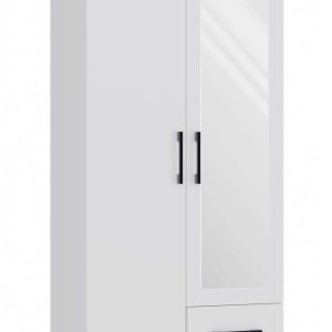 Szafa Romana 80 lustro 2 szuflady 80cm biała 78573 Szafa Romana 80 lustro 2 szuflady 80cm biała 78573