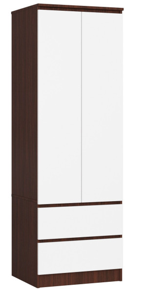 Szafa S60 Wenge, Biała 60x51x180 cm 303589