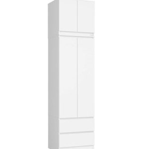 Szafa S60 z nadstawką Biała 60x51x234 cm 303633 Szafa S60 z nadstawką Biała 60x51x234 cm 303633