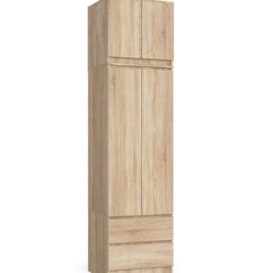 Szafa S60 z nadstawką Dąb Sonoma 60x51x234 cm 303602 Szafa S60 z nadstawką Dąb Sonoma 60x51x234 cm 303602