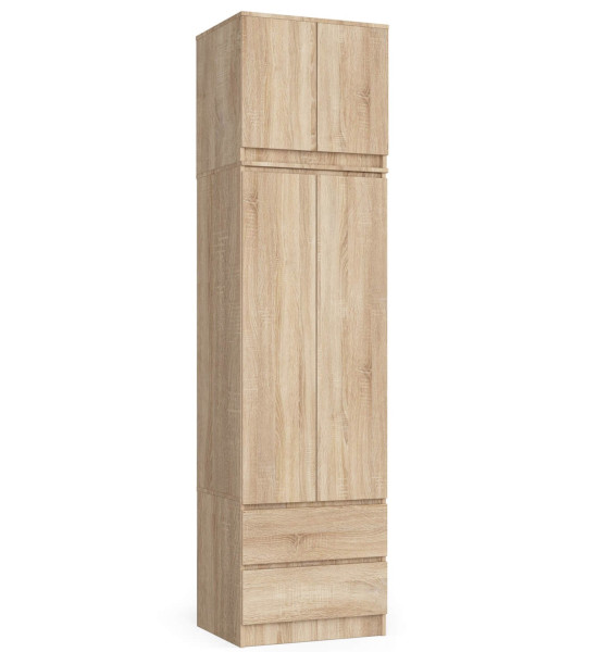 Szafa S60 z nadstawką Dąb Sonoma 60x51x234 cm 303602