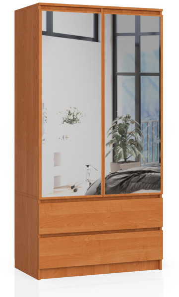 Szafa S90 2D 2Sz 2 Lustro Clp Pk Olcha 728049