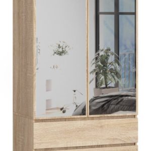 Szafa S90 2D 2Sz 2 Lustro Clp Pk Sonoma 727981 Szafa S90 2D 2Sz 2 Lustro Clp Pk Sonoma 727981