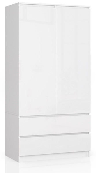 Szafa S90 2D 2Sz Clp Pk Biały Połysk 728072