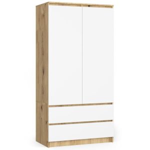 Szafa S90 2D 2Sz Clp Pk Dąb Artisan / Biała 727988 Szafa S90 2D 2Sz Clp Pk Dąb Artisan / Biała 727988