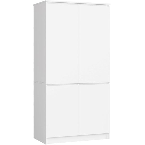 Szafa S90 4 drzwi AKORD Biała 90x51x180 cm 353446