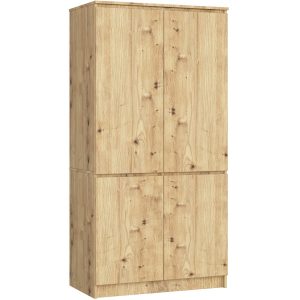 Szafa S90 4 drzwi AKORD Dąb Artisan 90x51x180 cm 353444 Szafa S90 4 drzwi AKORD Dąb Artisan 90x51x180 cm 353444