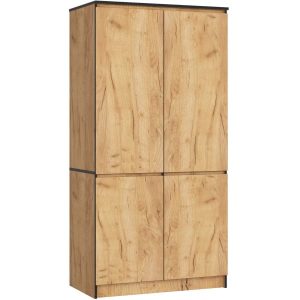 Szafa S90 4 drzwi AKORD Dąb Craft 90x51x180 cm 353441 Szafa S90 4 drzwi AKORD Dąb Craft 90x51x180 cm 353441