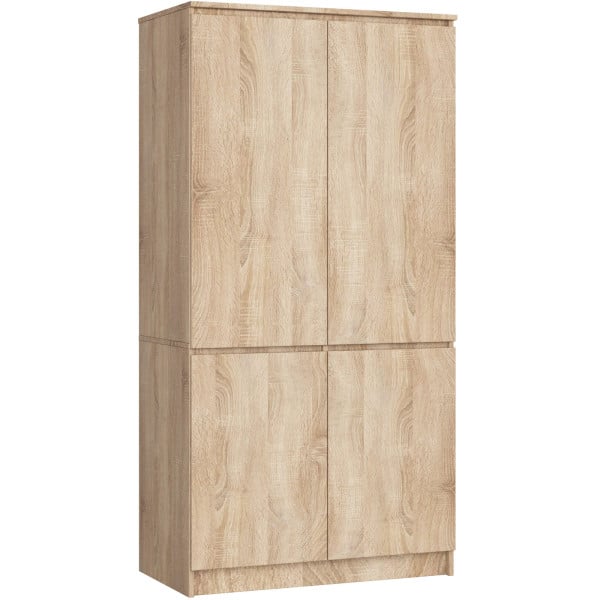 Szafa S90 4 drzwi AKORD Dąb Sonoma 90x51x180 cm 353443
