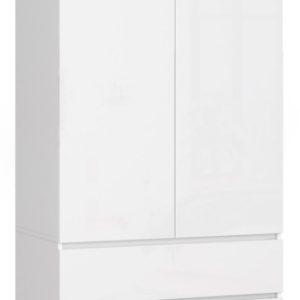 Szafa S90 Biała, Biała Połysk 90x51x180 cm 303637 Szafa S90 Biała, Biała Połysk 90x51x180 cm 303637