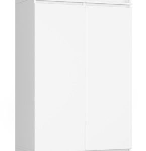 Szafa S90 z nadstawką Biała 90x51x234 cm 303608 Szafa S90 z nadstawką Biała 90x51x234 cm 303608