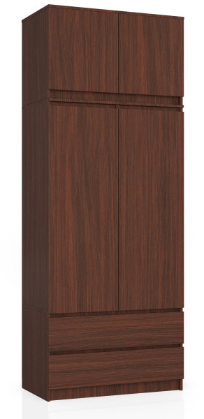 Szafa S90 z nadstawką Wenge 90x51x234 cm 303609