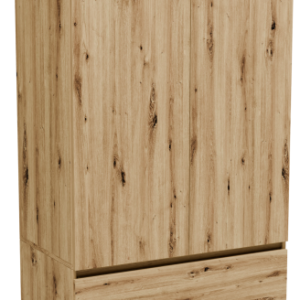 Szafa S902D2SZART artisan 90cm garderoba regał szuflady drążek wieszaki 738503 Szafa S902D2SZART artisan 90cm garderoba regał szuflady drążek wieszaki 738503