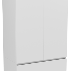 Szafa S902D2SZBIA biała 90cm garderoba regał szuflady drążek półki wieszaki 738508 Szafa S902D2SZBIA biała 90cm garderoba regał szuflady drążek półki wieszaki 738508