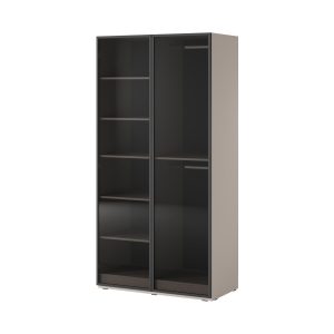 Szafa SANDBOX ANTISOL z LED gładka uchylna 100cm elegancka Kaszmirowa 771617