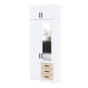 Szafa Sigma B4 1L3SZ z lustrem 90 cm – dąb sonoma 989657