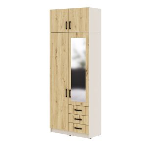 Szafa Sigma MAX K5 1L1U3SZ z lustrem 90 cm – dąb artisan 989645 Szafa Sigma MAX K5 1L1U3SZ z lustrem 90 cm – dąb artisan 989645