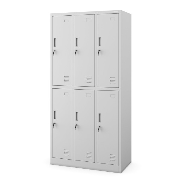 Szafa socjalna IGOR skrytkowa szafa BHP 6-drzwiowa 185x90x45 cm 652721